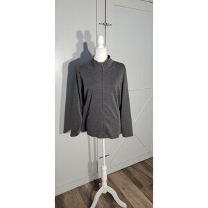 CHADWICK'S SPORT JACKET GRAY LONG SLEEVE POLY/RAYON SIZE 2X